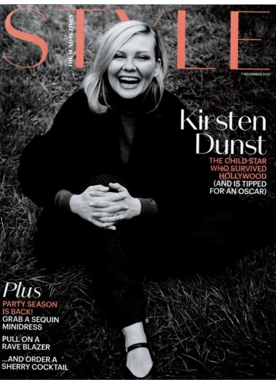 Sunday Times Style Magazine 7th November 2021 Kirsten Dunst 
