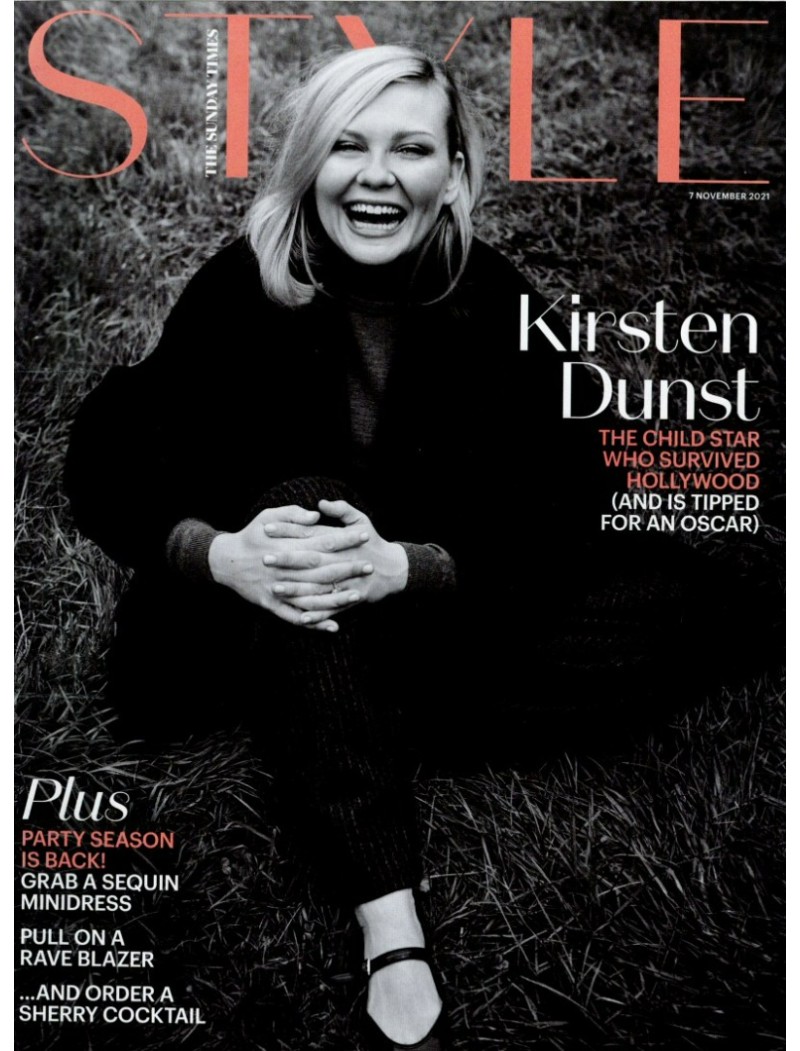Sunday Times Style Magazine 7th November 2021 Kirsten Dunst Sunday Times Style Magazine 7th November 2021 Kirsten Dunst