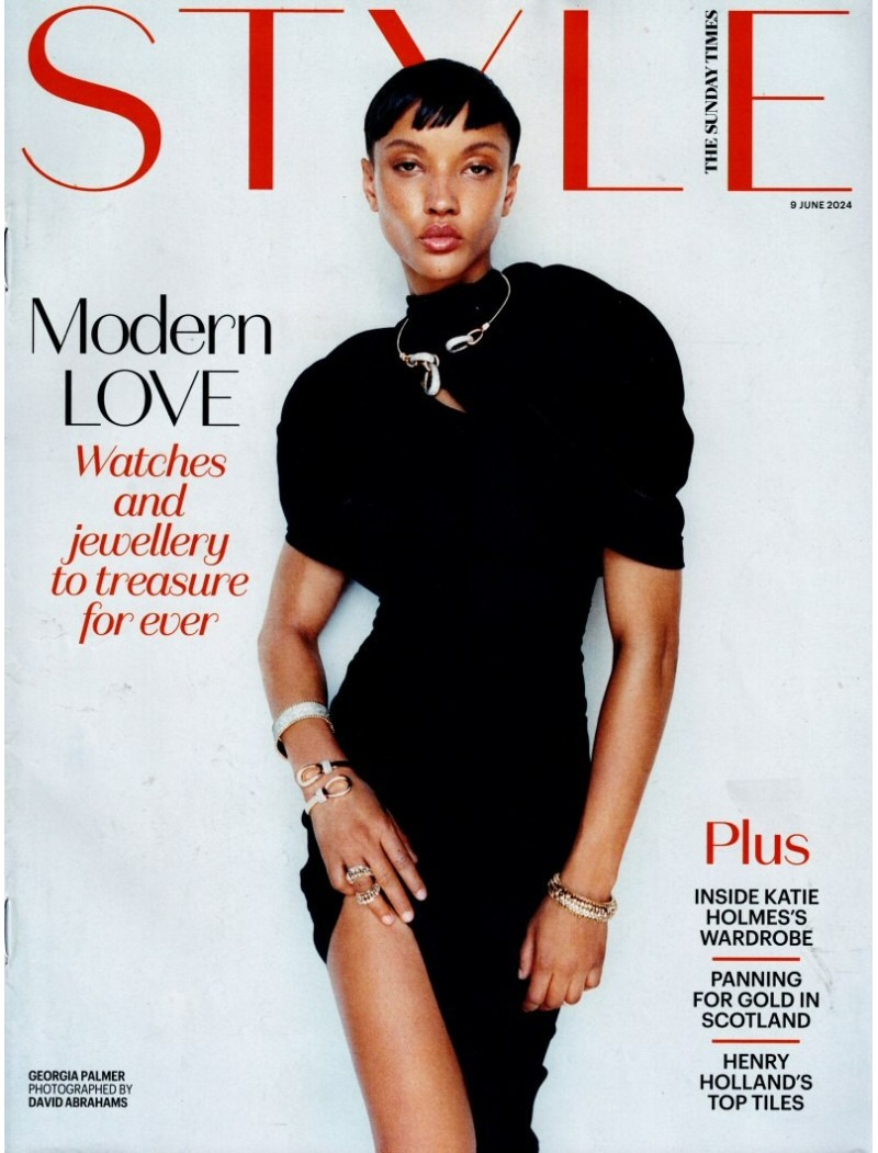 Sunday Times Style Magazine 9th June 2024 Georgia Palmer cover Katie Holmes