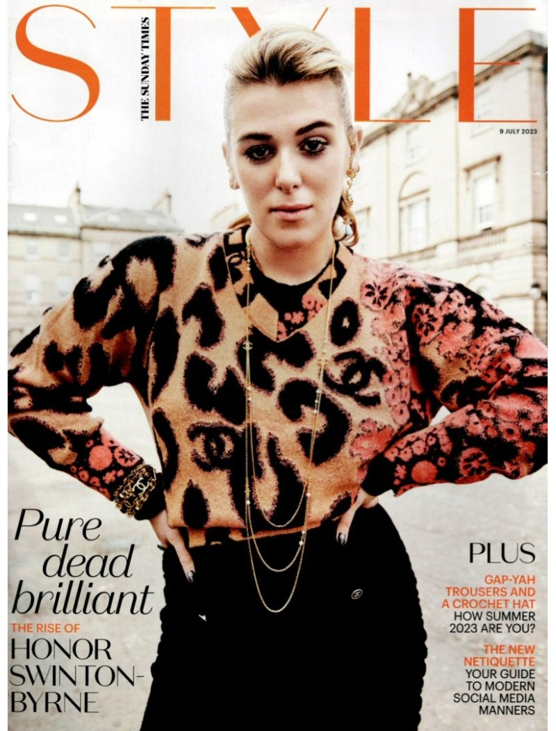 Sunday Times Style Magazine 9th July 2023 Honor Swinton Byrne Sunday Times Style Magazine 9th July 2023 Honor Swinton Byrne