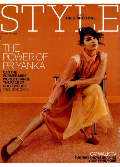 Sunday Times Style Magazine 10th January 2021 Priyanka Chopra