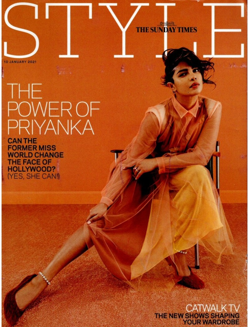 Sunday Times Style Magazine 10th January 2021 Priyanka Chopra Sunday Times Style Magazine 10th January 2021 Priyanka Chopra