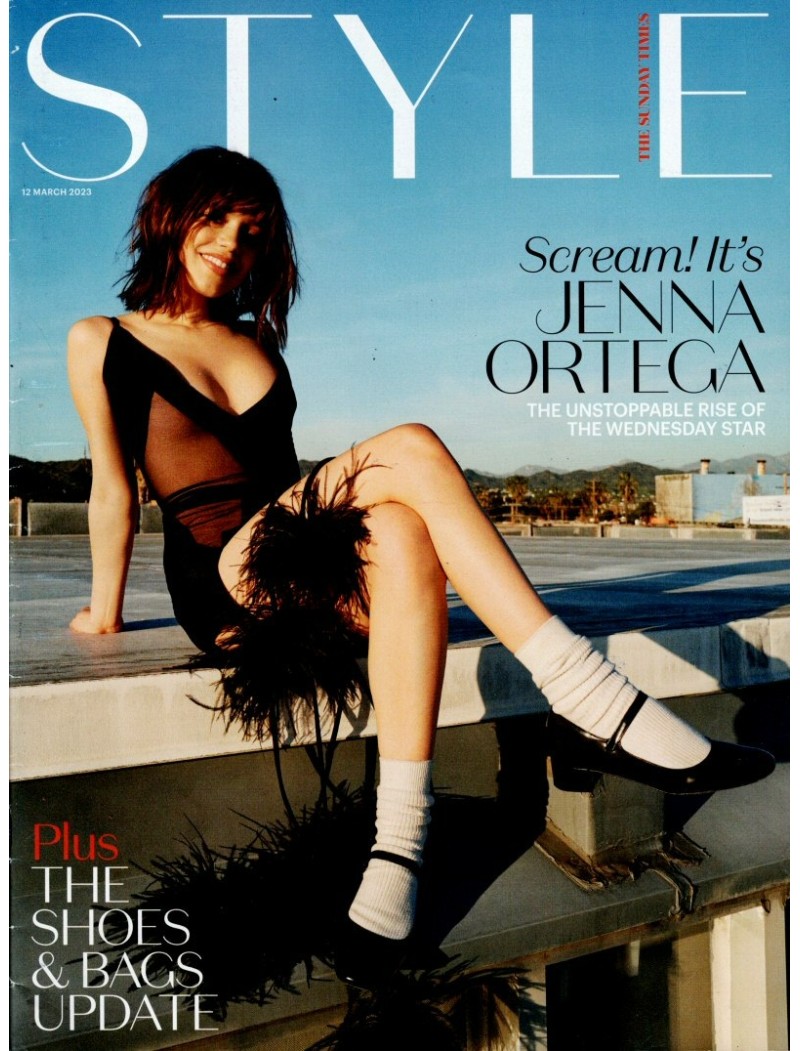 Sunday Times Style Magazine 12th March 2023 Jenna Ortega Betsey Johnson Simone Rocha