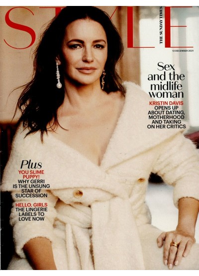 Sunday Times Magazine 12th December 2021 Kirstin Davis cover