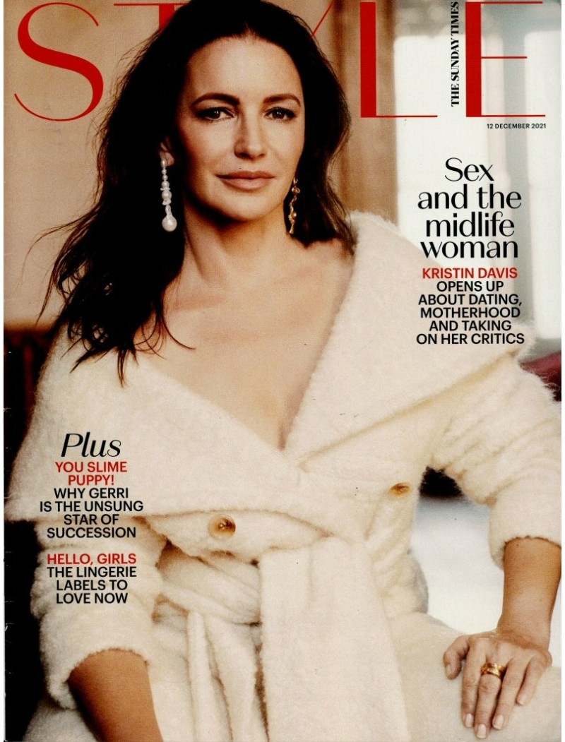 Sunday Times Magazine 12th December 2021 Kirstin Davis cover