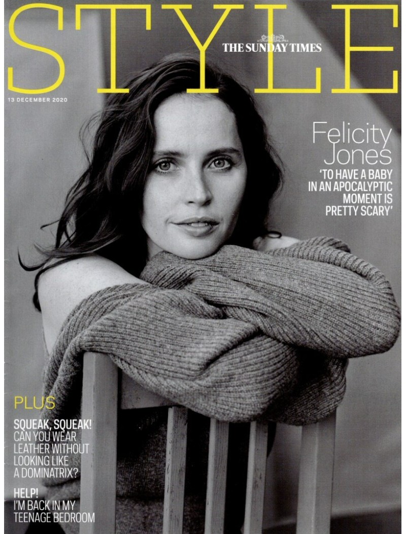 Sunday Times Style Magazine 13th December 2020 Felicity Jones cover Sunday Times Style Magazine 13th December 2020 Felicity Jones cover