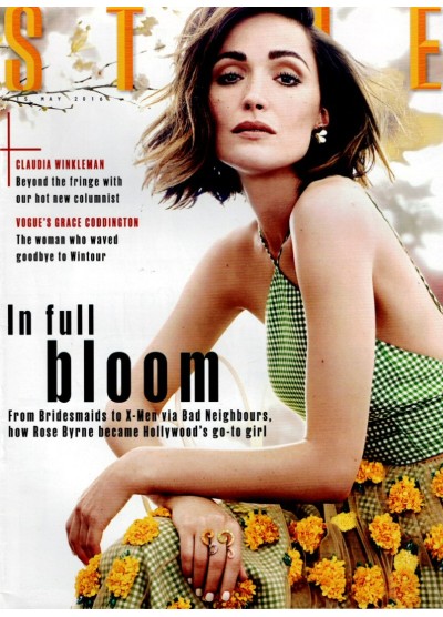 Sunday Times Style Magazine 15th May 2016 Rose Byrne cover