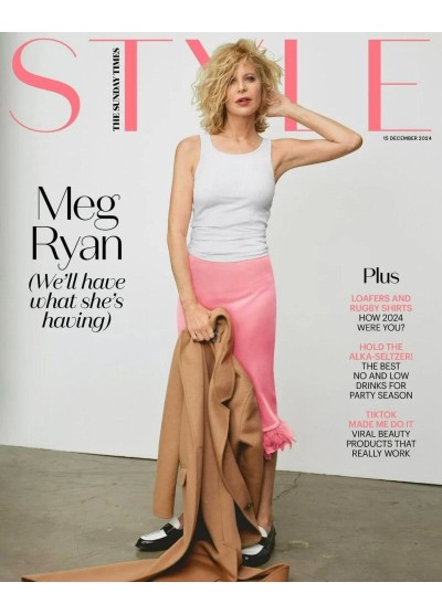 Sunday Times Style Magazine 15th December 2024 Meg Ryan