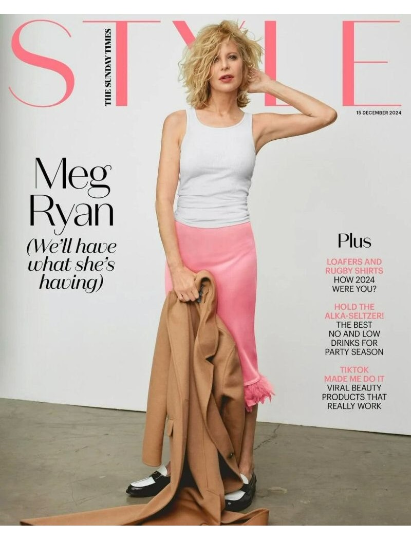 Sunday Times Style Magazine 15th December 2024 Meg Ryan Sunday Times Style Magazine 15th December 2024 Meg Ryan