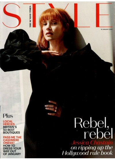 Sunday Times Style Magazine 16th January 2022 Jessica Chastain