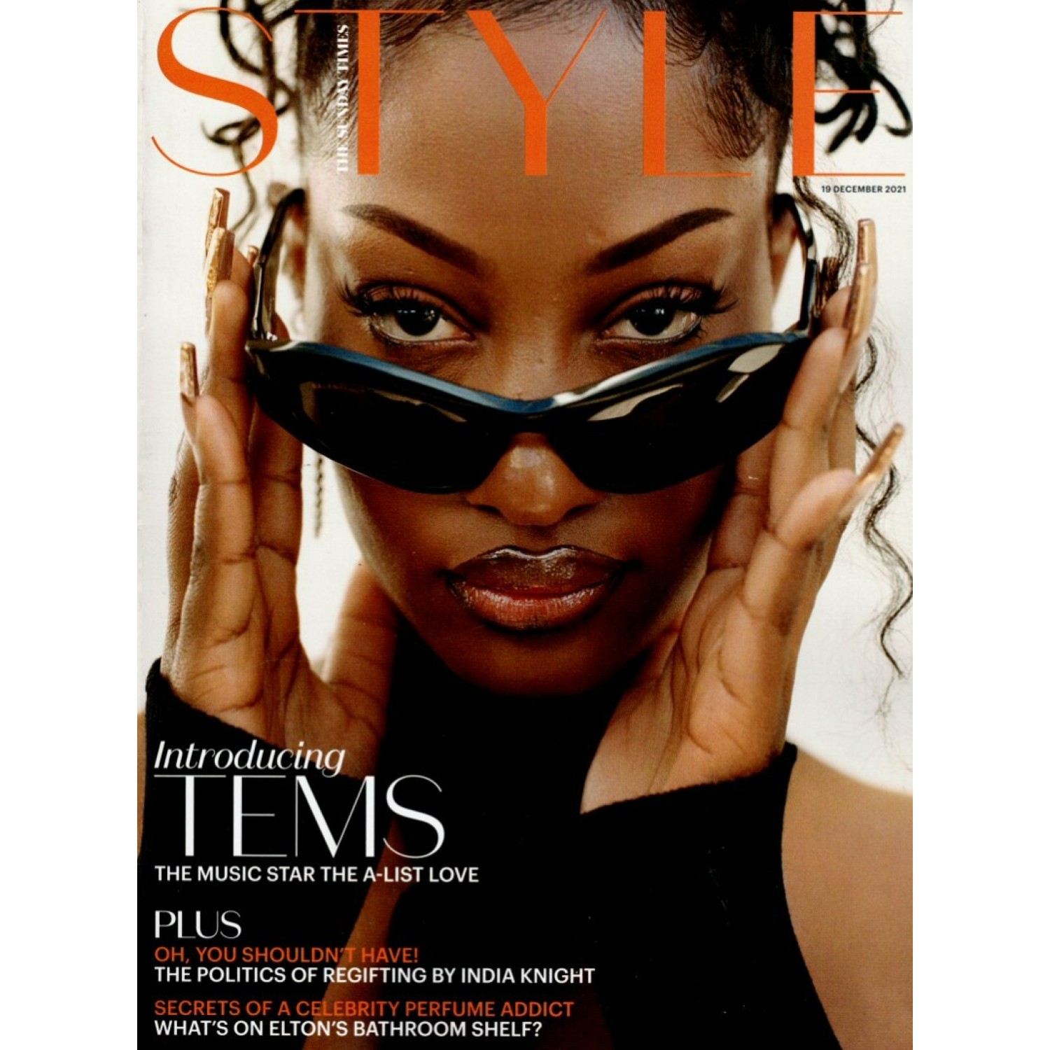 Sytle Magazine Sunday Times Style Magazine 19th December 2021 Tems Cover
