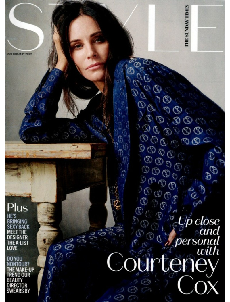 Sunday Times Style Magazine 20th February 2022 Courtney Cox Sunday Times Style Magazine 20th February 2022 Courtney Cox