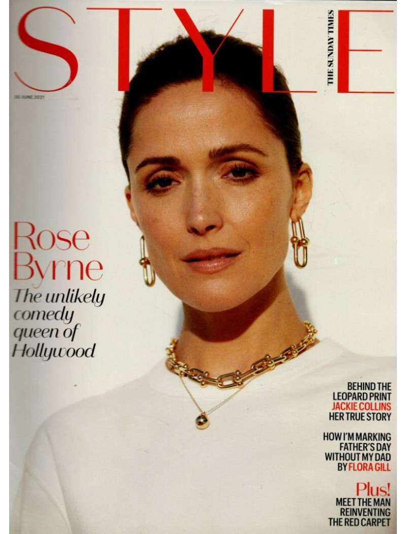 Sunday Times Style Magazine 20th June 2021 Rose Byrne cover