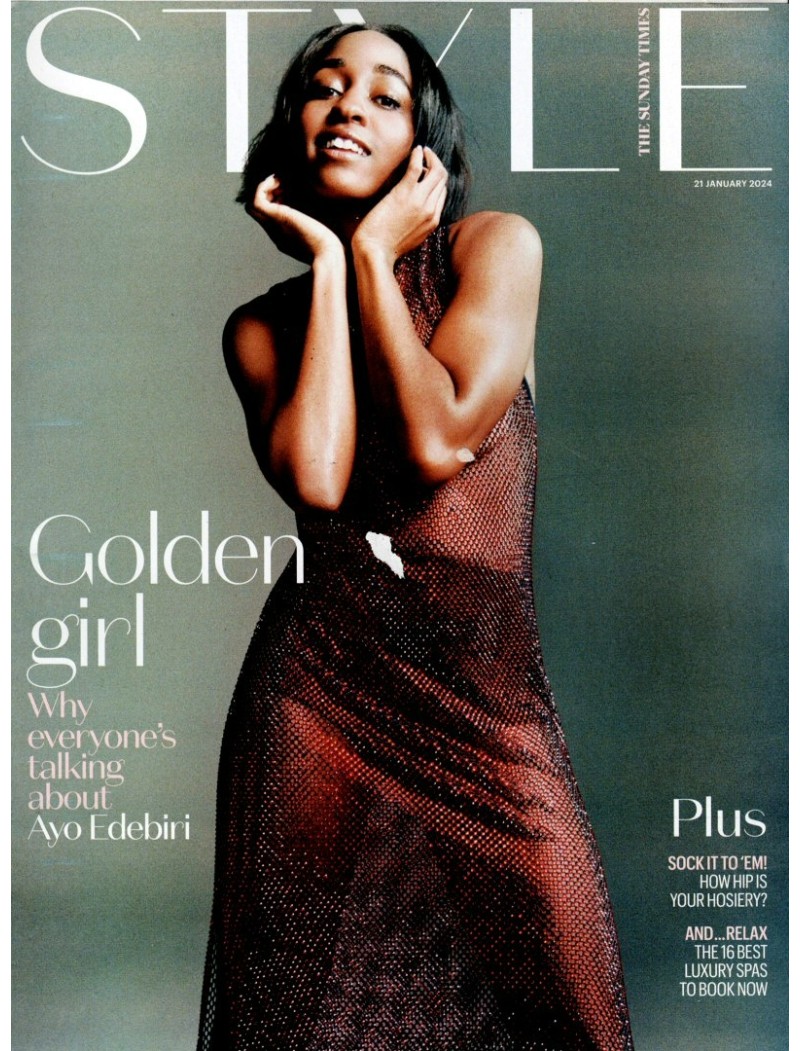 Sunday Times Style Magazine 21st January 2024 Ayo Edebiri cover Sunday Times Style Magazine 21st January 2024 Ayo Edebiri cover