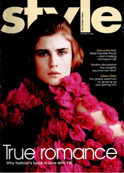 Sunday Times Style Magazine 22nd October 2006 Ashley Olsen