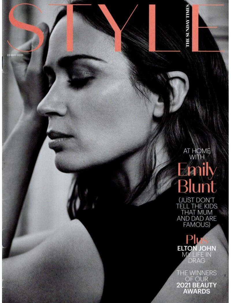 Sunday Times Style Magazine 23rd May 2021 Emily Blunt cover Sunday Times Style Magazine 23rd May 2021 Emily Blunt cover
