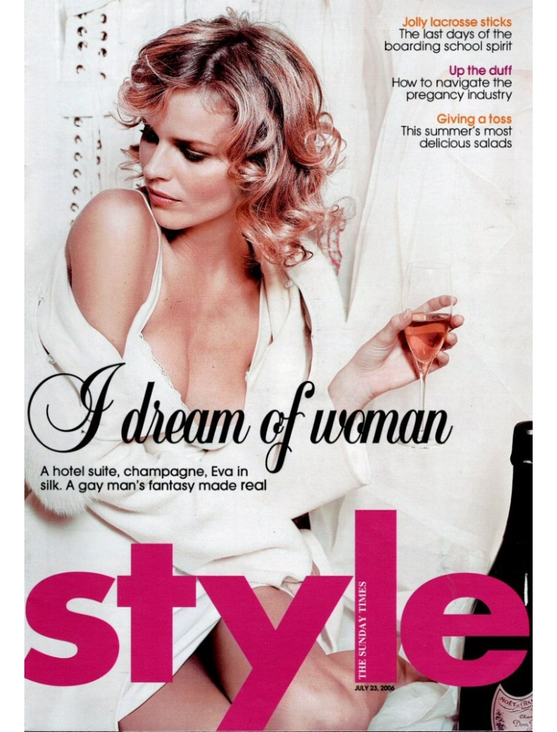 Sunday Times Style Magazine 23rd July 2006 Eva Herzigova Sunday Times Style Magazine 23rd July 2006 Eva Herzigova