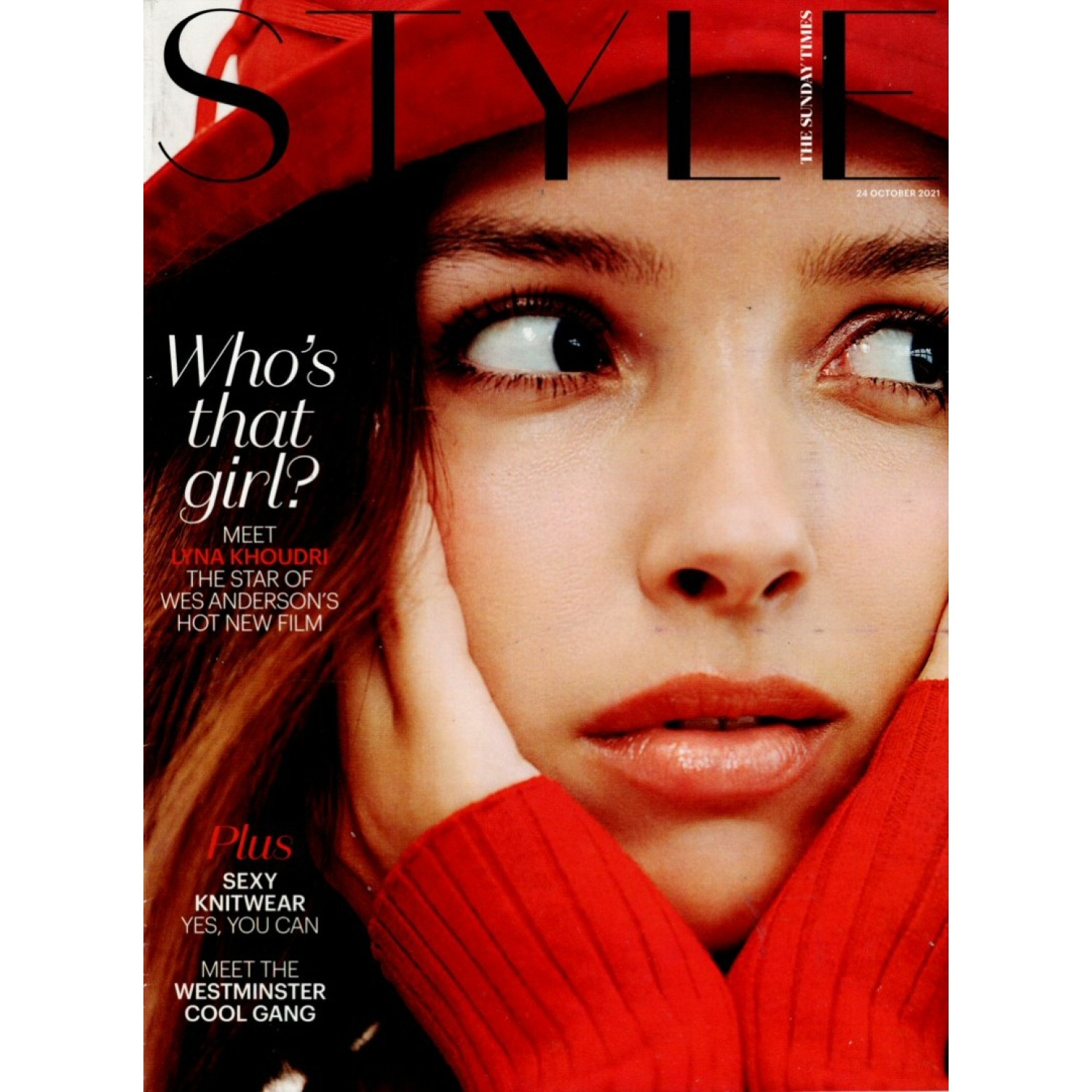 Sytle Magazine Sunday Times Style Magazine 24th October 2021 Lyna Khoudri cover