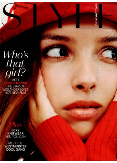Sunday Times Style Magazine 24th October 2021 Lyna Khoudri cover