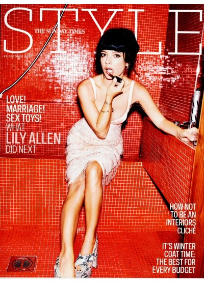 Sunday Times Style Magazine 25th October 2020 Lily Allen