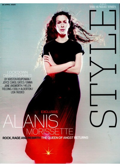 Sunday Times Style Magazine 26th April 2020 Alanis Morissette cover