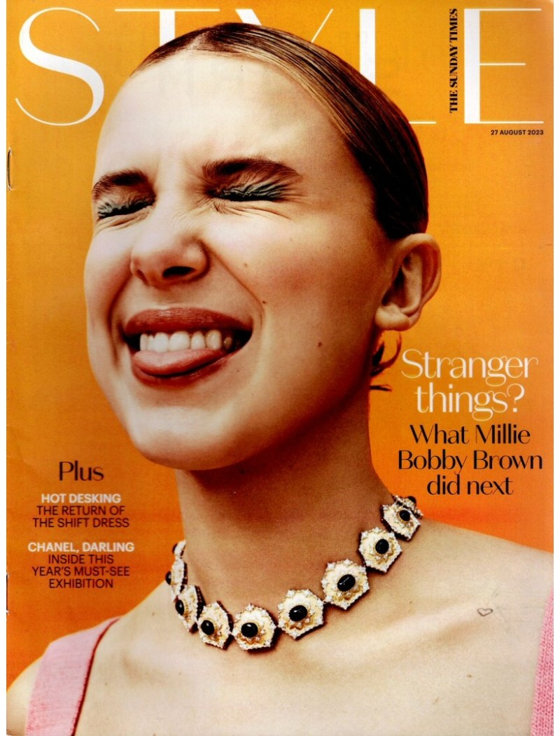 Sunday Times Style Magazine 27th August 2023 Millie Bobby Brown