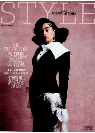 Sunday Times Style Magazine 29th March 2020 Celeste cover