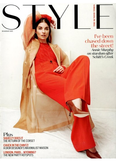 Sunday Times Style Magazine 29th August 2021 Annie Murphy