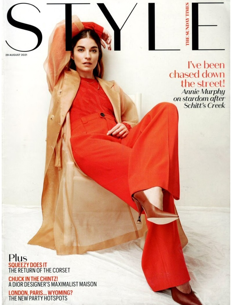 Sunday Times Style Magazine 29th August 2021 Annie Murphy Sunday Times Style Magazine 29th August 2021 Annie Murphy