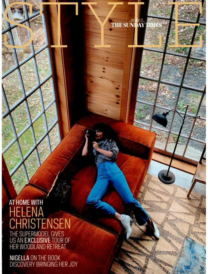 Sunday Times Style Magazine 31st May 2020 Helena Christensen cover Sunday Times Style Magazine 31st May 2020 Helena Christensen cover