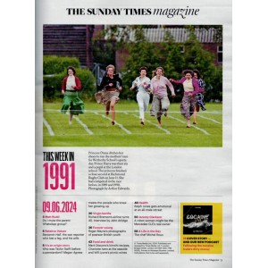 Sunday Times Magazine 9th June 2024 Taylor Swift Early Years Richard Branson Michel Roux Ben Hall
