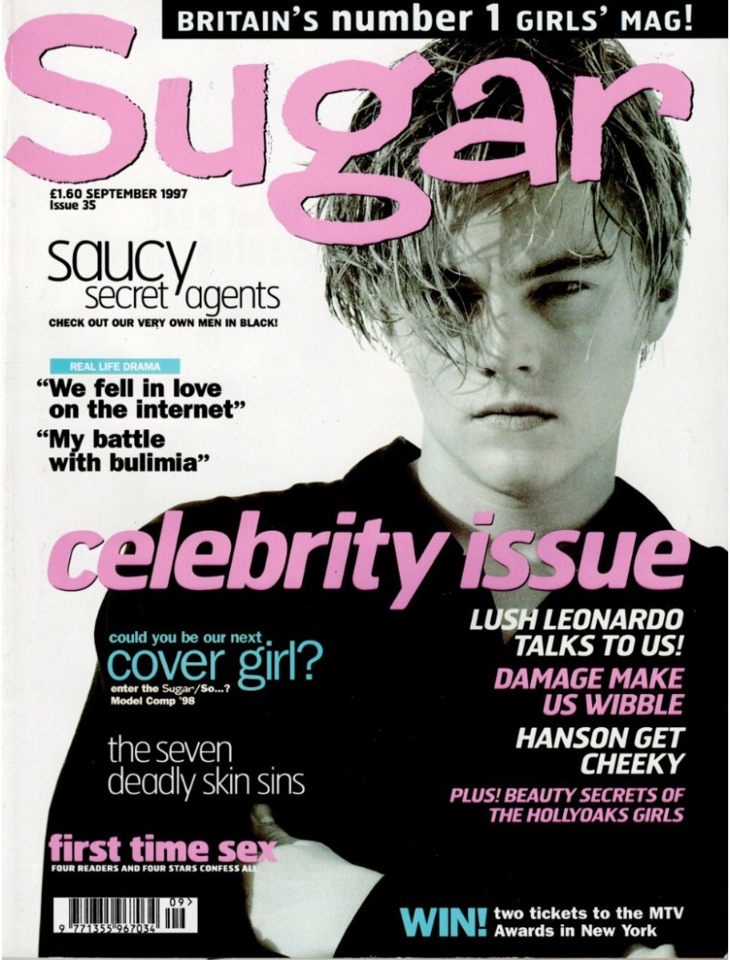 Sugar Magazine September 1997 Leonardo DiCaprio Jesse Spencer Julie Buckfield Terri Dwyer Hanson Matthew