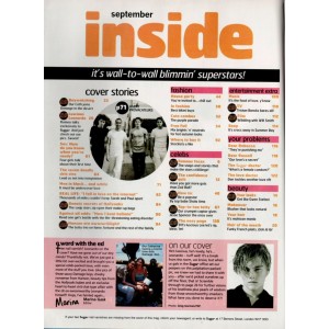 Sugar Magazine September 1997 Leonardo DiCaprio Jesse Spencer Julie Buckfield Terri Dwyer Hanson Matthew