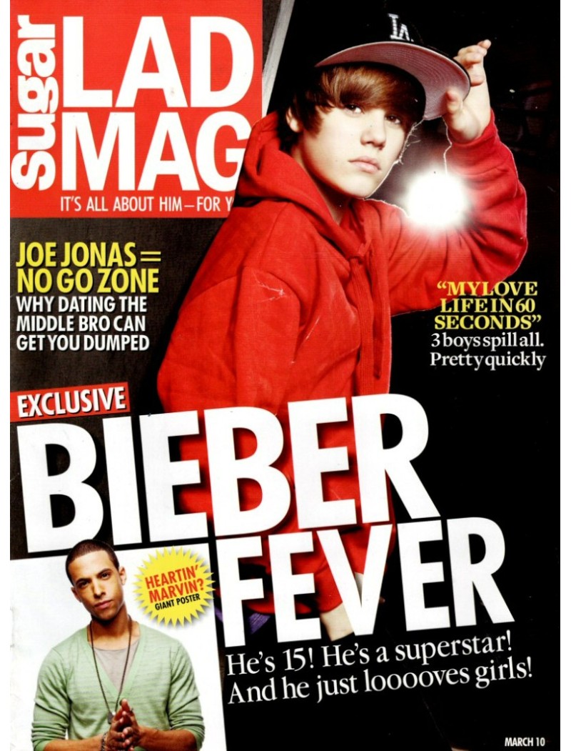 Sugar Lad Magazine March 2010 Justin Bieber Marvin Humes JLS Luke Pasqualion Fugative Sugar Lad Magazine March 2010 Justin Bieber Marvin Humes JLS Luke Pasqualion Fugative