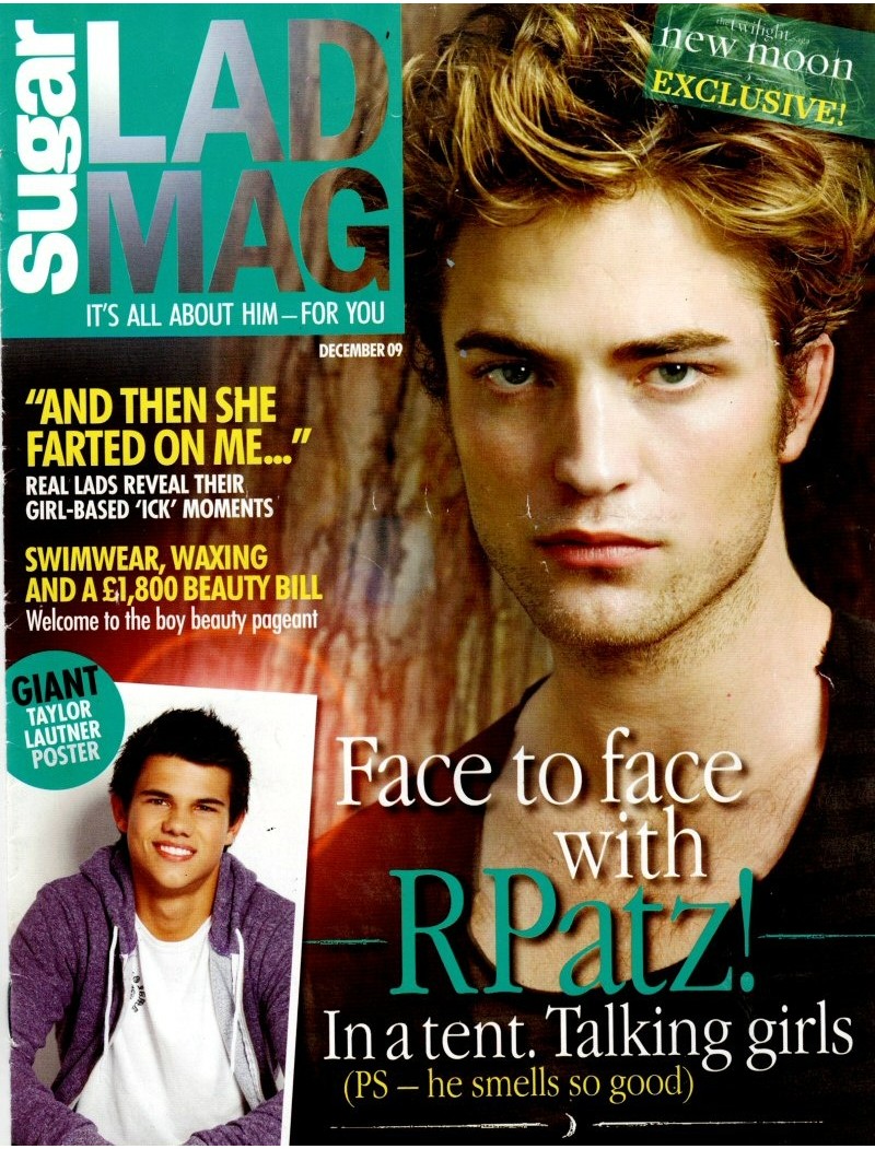 Sugar Lad Magazine December 2009 Robert Pattinson Taylor Lautner Rhys Warlow Twilight Jedward Sugar Lad Magazine December 2009 Robert Pattinson Taylor Lautner Rhys Warlow Twilight Jedward