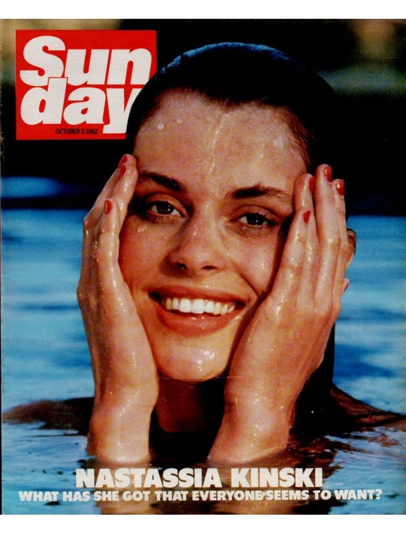 Sunday Magazine 3rd October 1982 Nastassja Kinski Depeche Mode Mata Hari Leve Lovich Kid Creole Geoff Gray