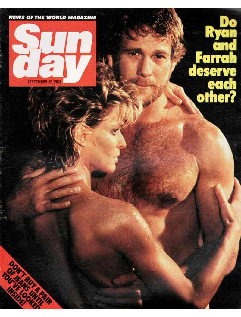 Sunday Magazine 25th September 1983 Farrah Fawcett Ryan O Neal Paul Young Kenny Everett Pamela Stephenson Sunday Magazine 25th September 1983 Farrah Fawcett Ryan O Neal Paul Young Kenny Everett Pamela Stephenson