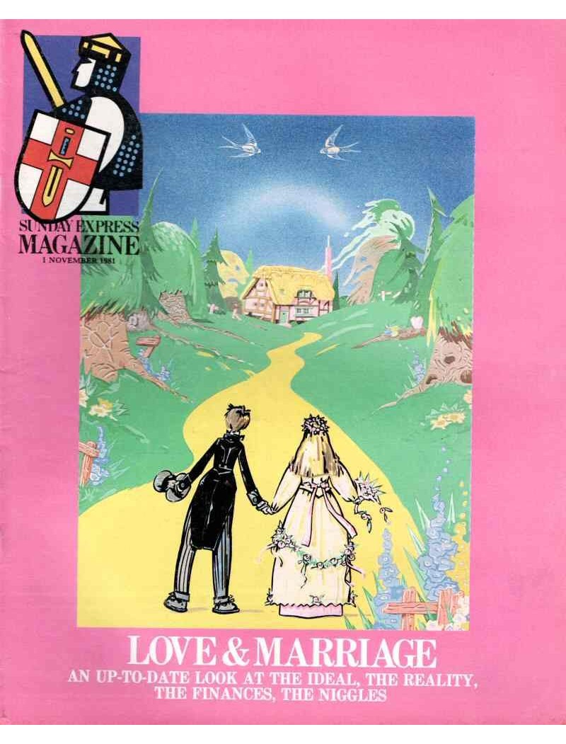 Sunday Express Magazine 1st November 1981 Love & Marriage Issue Mike Yarwood Sunday Express Magazine 1st November 1981 Love & Marriage Issue Mike Yarwood
