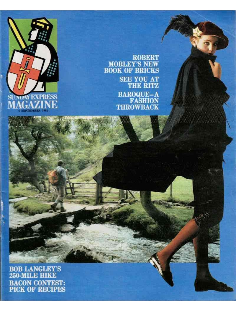 Sunday Express Magazine 6th September 1981 Ritz Hotel Alan Garner Rosemary Sutcliff Colin Welland Sunday Express Magazine 6th September 1981 Ritz Hotel Alan Garner Rosemary Sutcliff Colin Welland