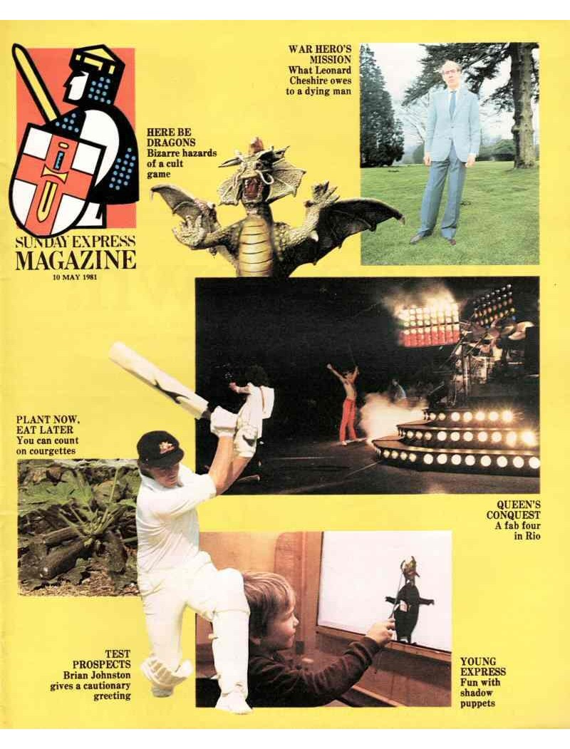 Sunday Express Magazine 10th May 1981 Patricia Hodge Queen Freddie Mercury Steve Jackson Ian Livingston Sunday Express Magazine 10th May 1981 Patricia Hodge Queen Freddie Mercury Steve Jackson Ian Livingston