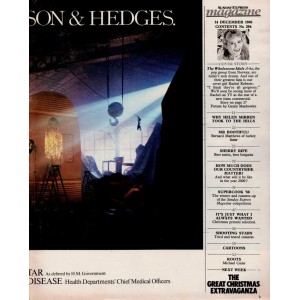 SUNDAY EXPRESS 14th December 1986 AHA Teenager in Love Michael Caine HELEN MIRREN