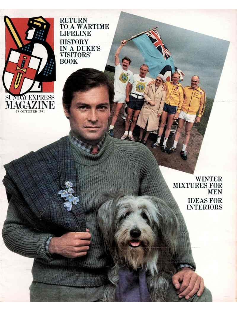 Sunday Express Magazine 18th October 1981 Duke of Marlborough Arthritis Victor of the Ritz Hotel Sunday Express Magazine 18th October 1981 Duke of Marlborough Arthritis Victor of the Ritz Hotel