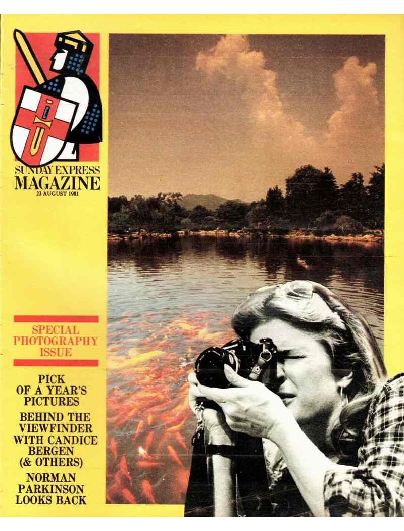 Sunday Express Magazine 23rd August 1981 Special photography issue Candice Bergen Norman Sunday Express Magazine 23rd August 1981 Special photography issue Candice Bergen Norman