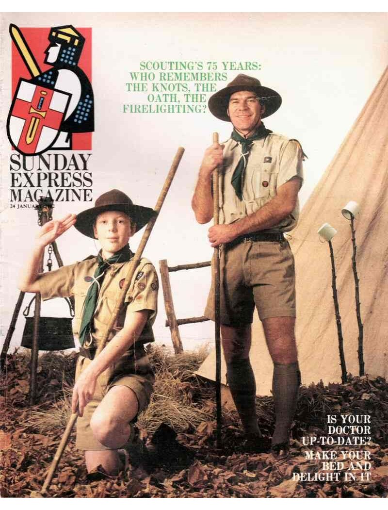 Sunday Express Magazine 24th January 1982 Victoria Wood Julie Walters Boy Scouts Rupert Max Bygraves Sunday Express Magazine 24th January 1982 Victoria Wood Julie Walters Boy Scouts Rupert Max Bygraves