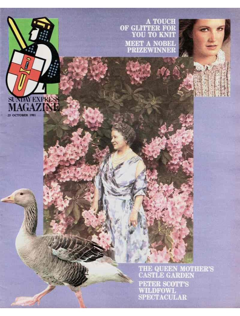 Sunday Express Magazine 25th October 1981 Queen Mother Cecil Beaton Dancer Gillian Lynne Sunday Express Magazine 25th October 1981 Queen Mother Cecil Beaton Dancer Gillian Lynne