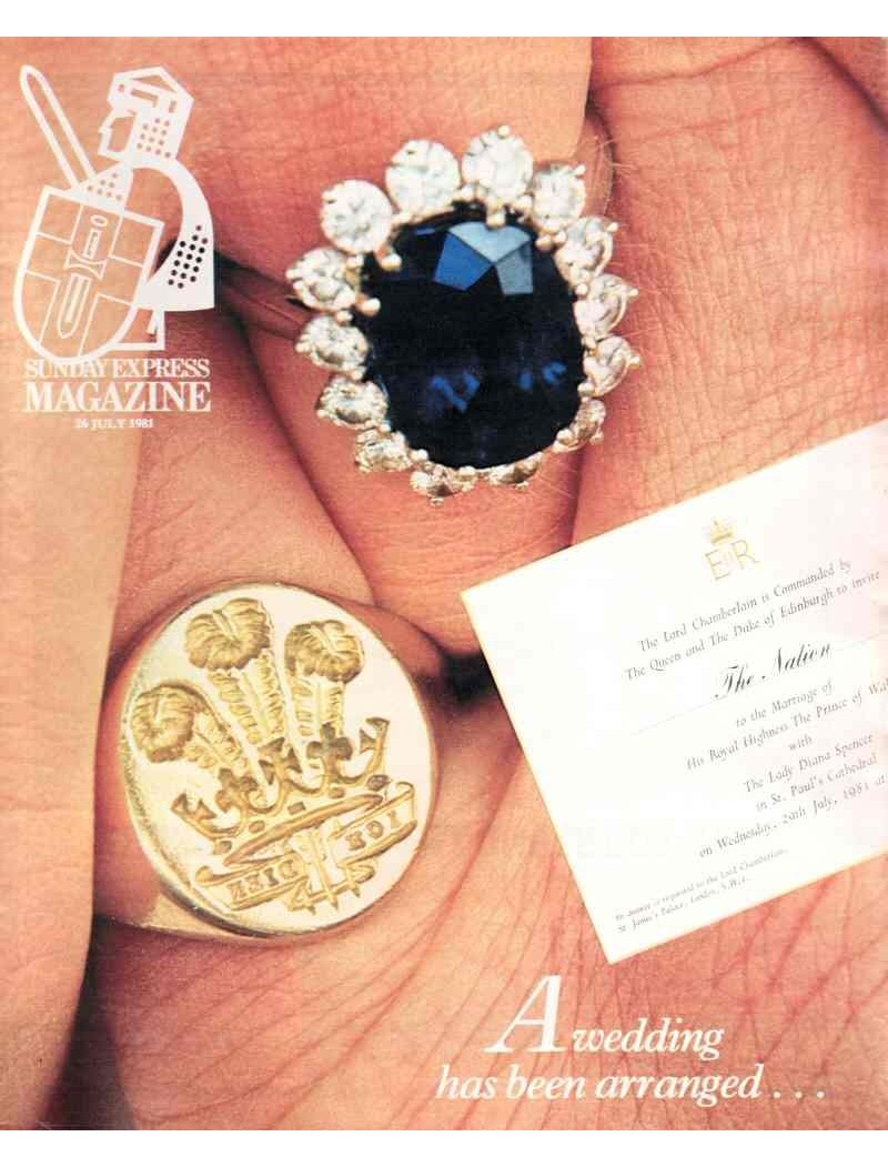 Sunday Express Magazine 26th July 1981 Royal Wedding Princess Diana Prince Charles King Sunday Express Magazine 26th July 1981 Royal Wedding Princess Diana Prince Charles King