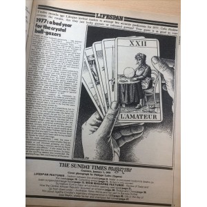 Sunday Times Magazine 1st January 1978 Jean Bedel Bokassa Helen Morse Zandra Rhodes Joss Naylor