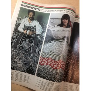Sunday Times Magazine 1st January 1978 Jean Bedel Bokassa Helen Morse Zandra Rhodes Joss Naylor