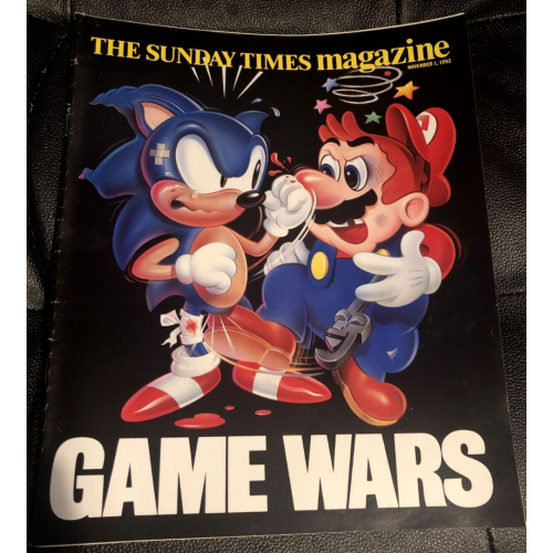 Sunday Times Magazine 1992 1st November 1992 Nintendo vs Sega Wars Italy Gary Oldman