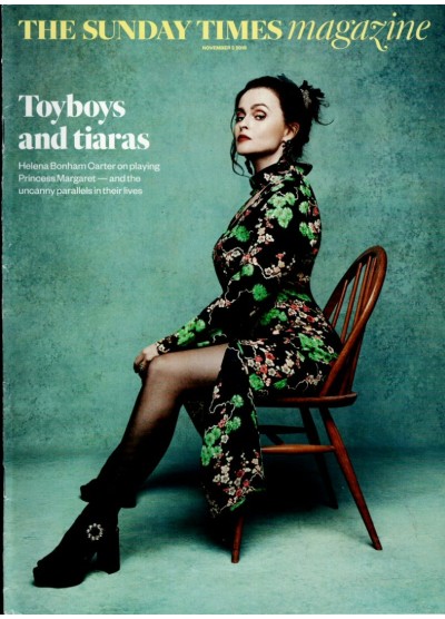 Sunday Times Magazine 3rd November 2019 Helena Bonham Carter